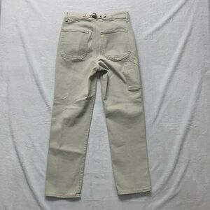 Old Navy Extra High Rise pockets Sky-Hi Straight pants khaki utility size 4